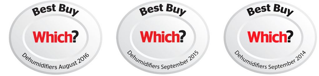 Which? Best Buy Award - Entfeuchter Testsieger 2014, 2015, 2016 Which? Best Buy Award - Entfeuchter Testsieger 2014, 2015, 2016